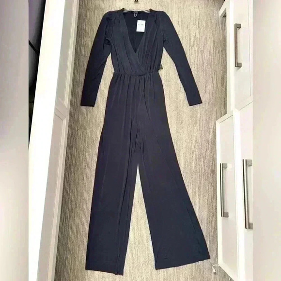 NWT FOREVER 21 XS dark green jumpsuit - Picture 6 of 11